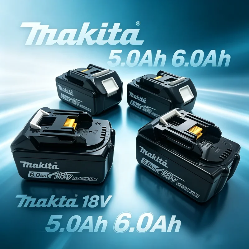 

100% Original Makita 18V 6.0Ah Rechargeable Battery ,For Makita BL1830 BL1830B BL1840 BL1840B BL1850 BL1850B Power Tools Battery