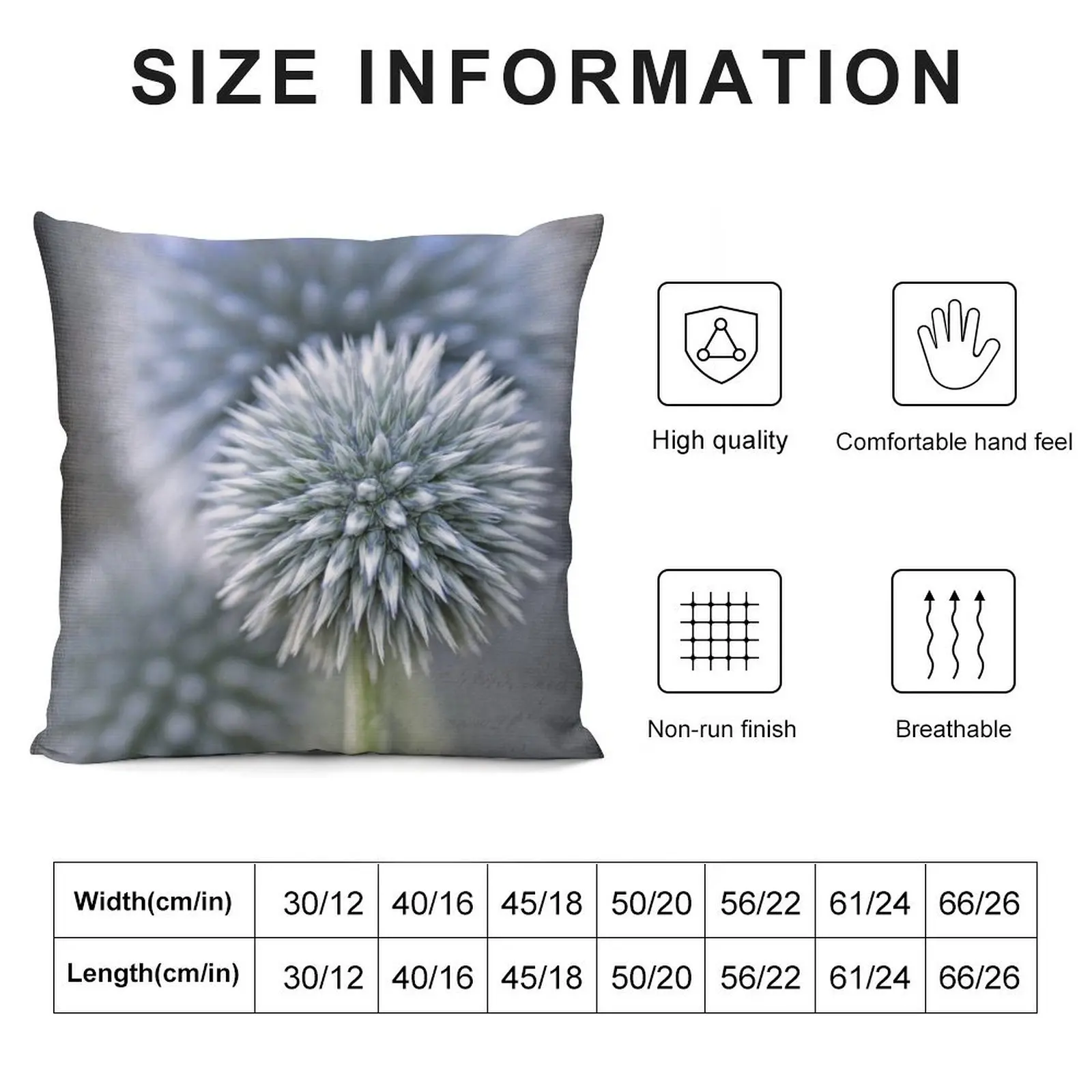 Globe Thistle Throw Pillow Decorative pillow case luxury decor christmas decorations for home 2025 pillow