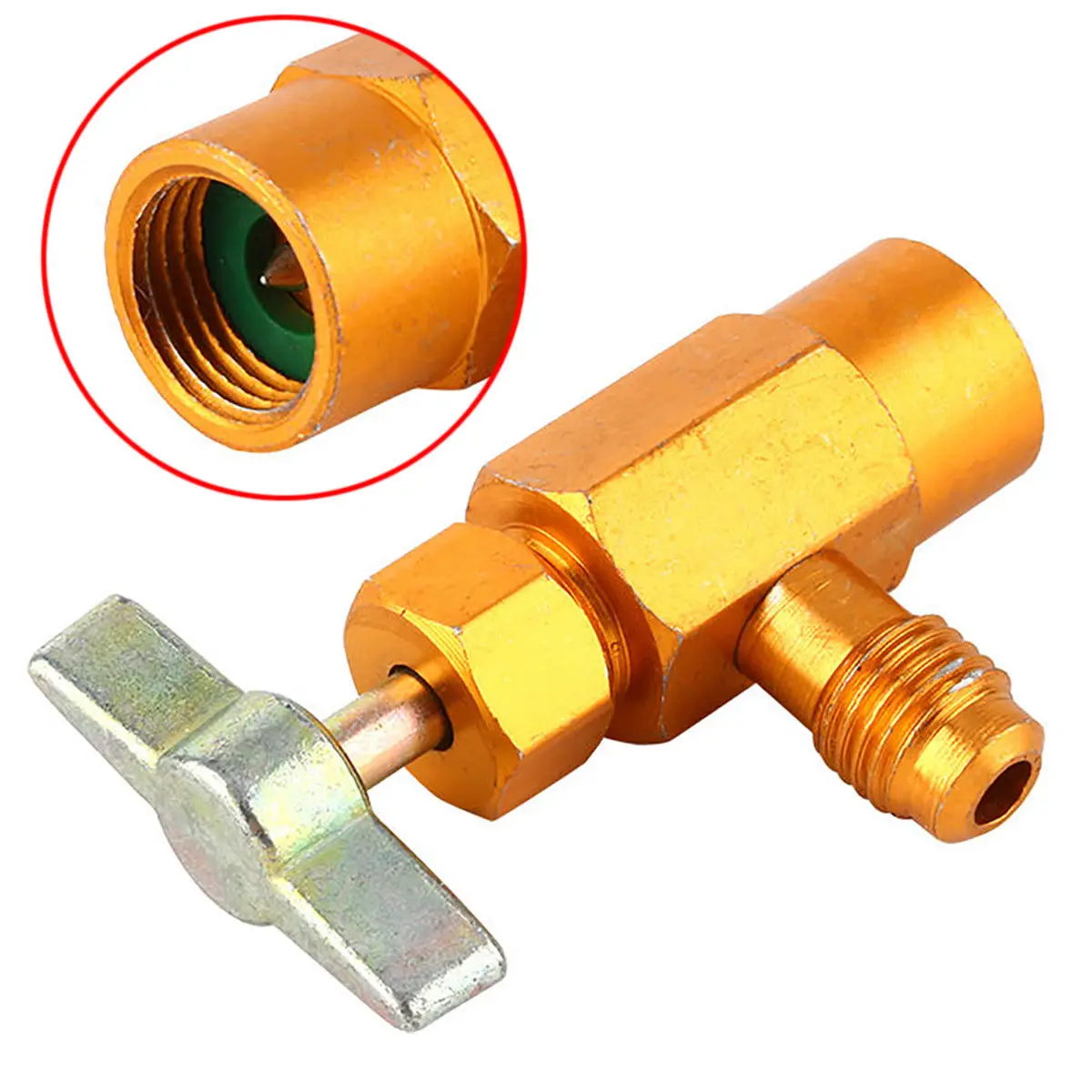 

Refrigerant Bottle Opener Car Dispenser Can Tap R134a Valve Heavy Duty Easy Install Fits Cans 1 2 Threads Performance