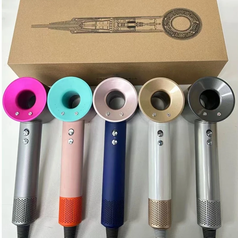 Sèche-cheveux Super 2.7M 220V sans pales, outil de coiffage personnel à ions négatifs, séchoir électrique à ions négatifs programmable