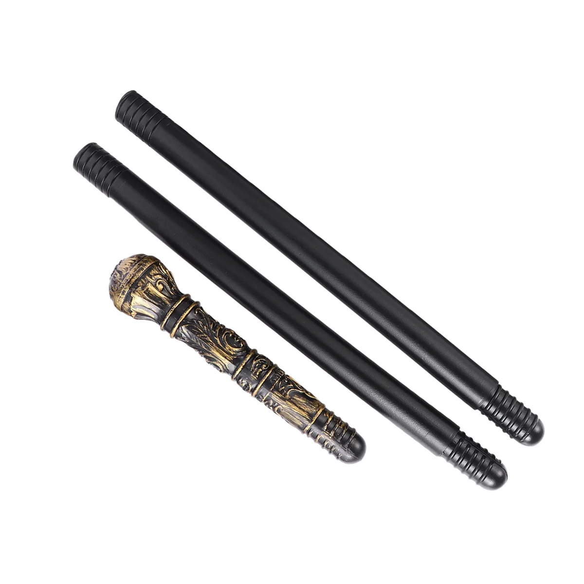 

6pcs 6 Count Costume Accessory Cane Elegant Prop Stick Dress Walking 3-Section Scepter Party Sections