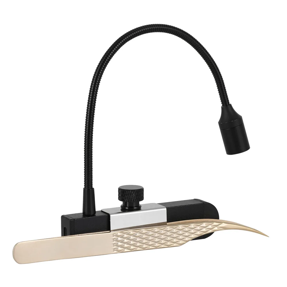 Draagbare UV LED Lash Pincet Licht met pedaalschakelaar Wimperverlenging Lijm Curing Lamp Professioneel Home Lash Extension Tool