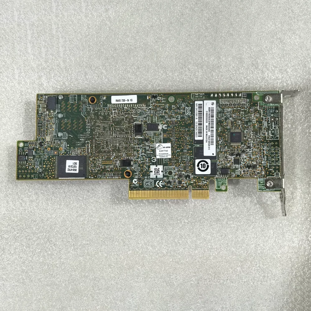12GB/S RAID Card With 1GB Cache Supports RAID0, 1,5,10, etc. 730-8i 1G Array Card 01KN506