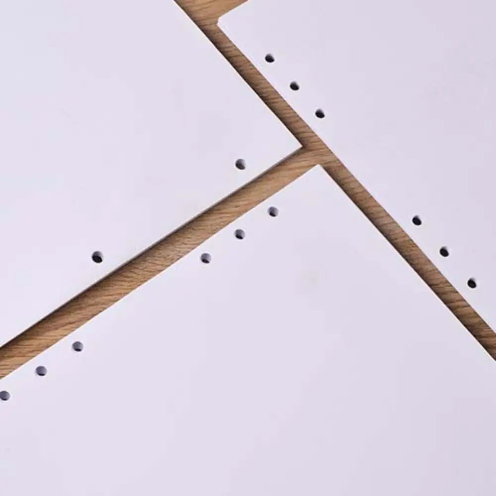 A4 A5 A6 Organizzatore di adesivi in carta a rilascio bianco 40 fogli Libro di archiviazione a fogli mobili 6 fori Adesivi riutilizzabili Album di raccolta