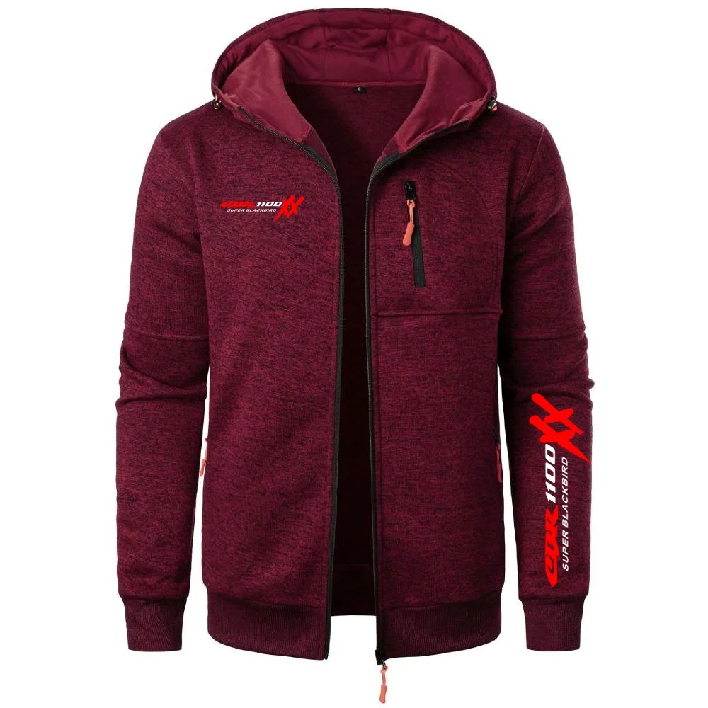 Cbr 1100xx super blackbird moletom jaquetas motocicleta dos homens à prova de vento quente com capuz outwear chique caminhadas expedição hoodies casac