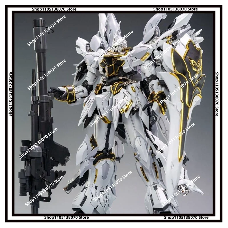 

【In Stock】Comet Model Mg 1/100 Msn 06s Sinanju White Assembly Model Kits Anime Action Figure Robot Model Christmas Toy Gift