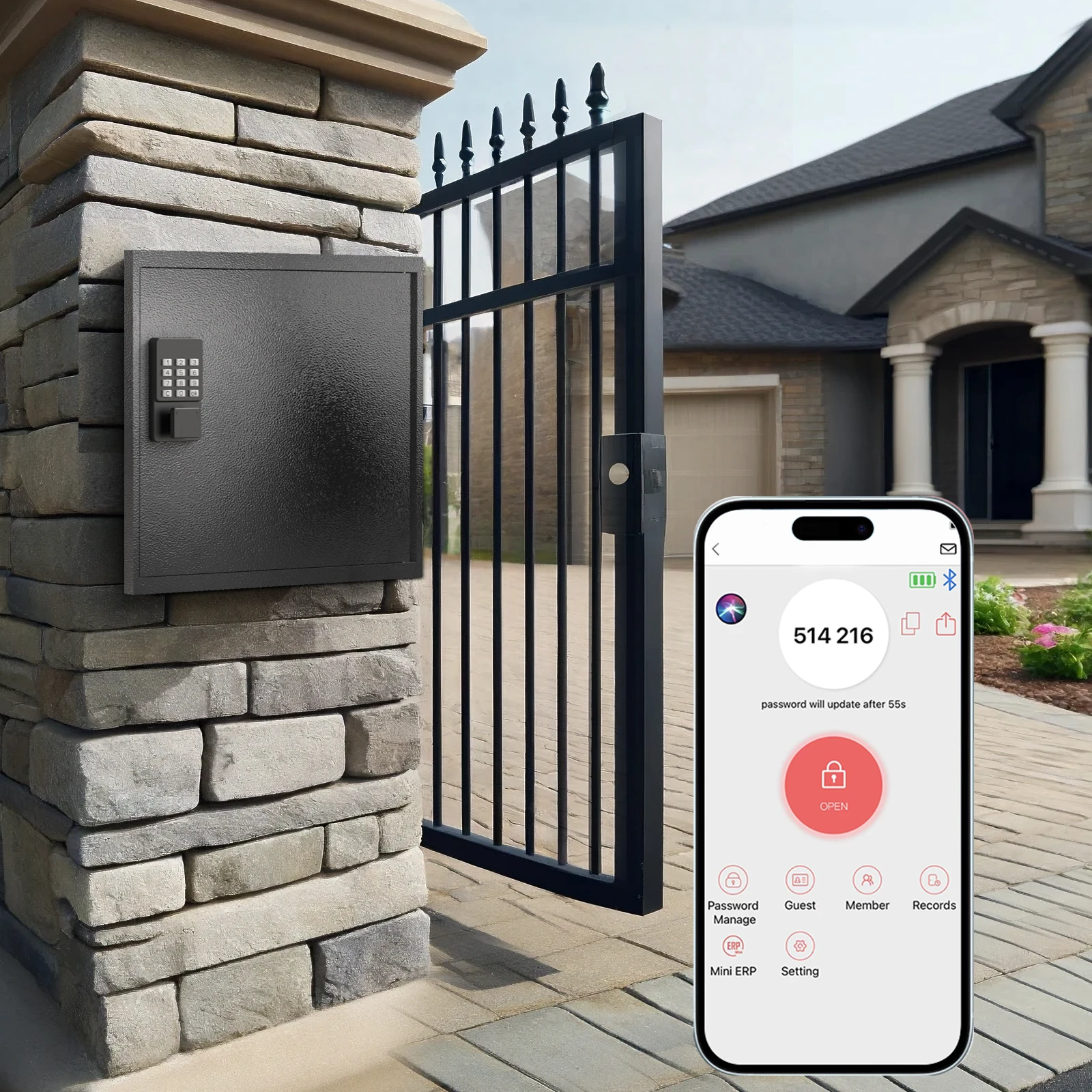 

New Style Wholesale in the Wall Large Metal Newspaper Letter Box Postbox Mailbox Manufacturer