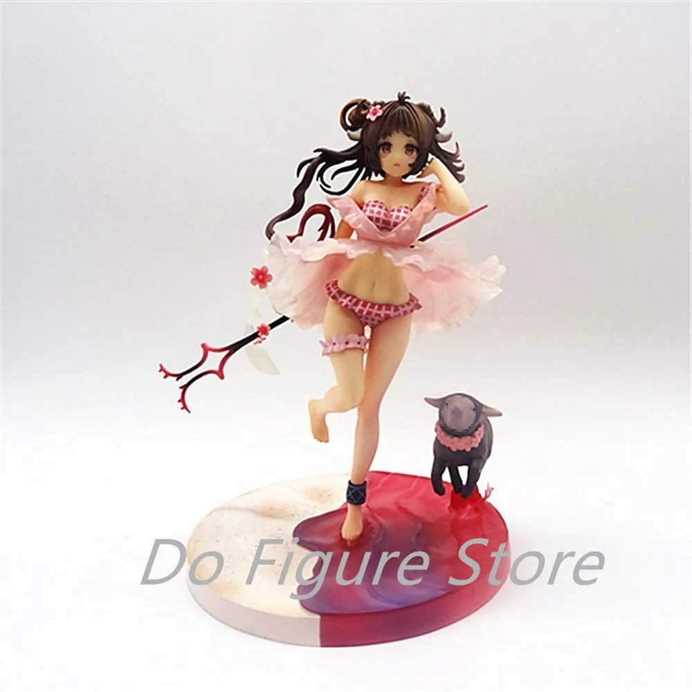 

Arknights Eyjafjalla Swimsuit Action Figure Summer Petals Games Anime Peripherals Handmade Models Props Toys Collection Gifts
