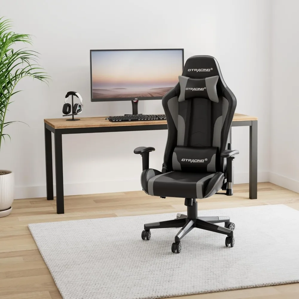 Gaming Chair with Speakers Bluetooth Music Video Game Chair Audio Ergonomic Design Heavy Duty Office Computer Desk Chairs