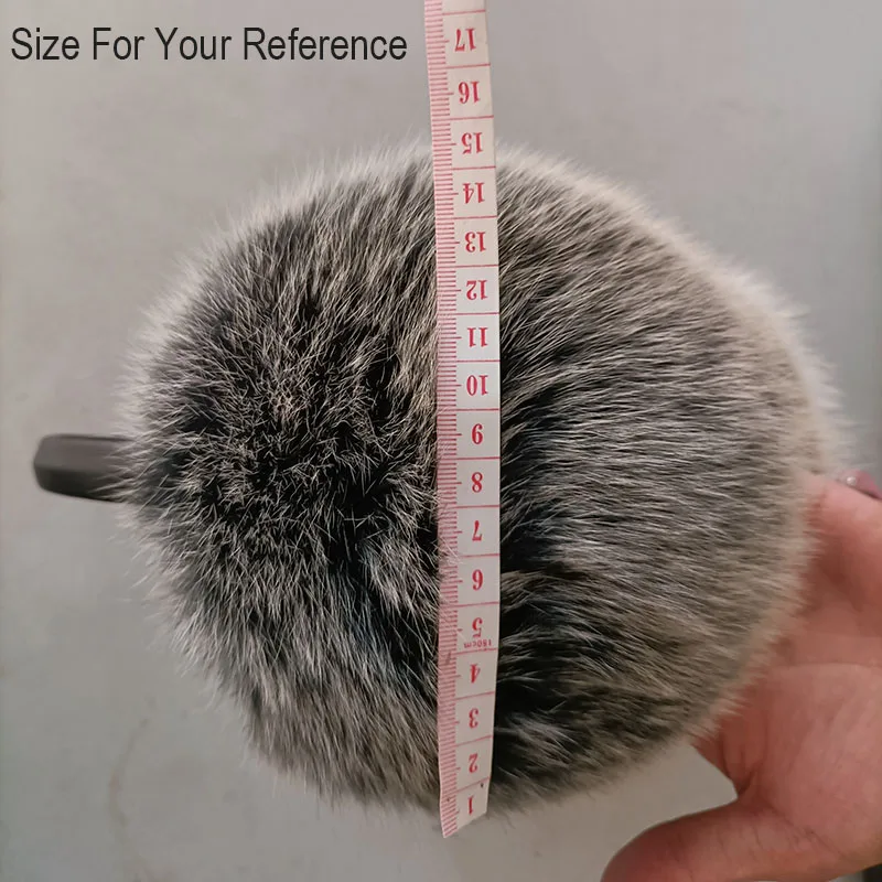 Natural Raccoon Fur Winter Big Earmuffs Women Oversize Korea Fashion Warm Real Fur Earcaps Thick Big Size Ear Cover