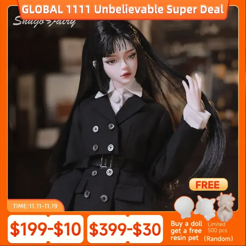 

ShugaFairy Anubis 1/4 Bjd куклы Bariy большая грудь черный костюм карьера элитная высококачественная кукла с шарнирным шарниром