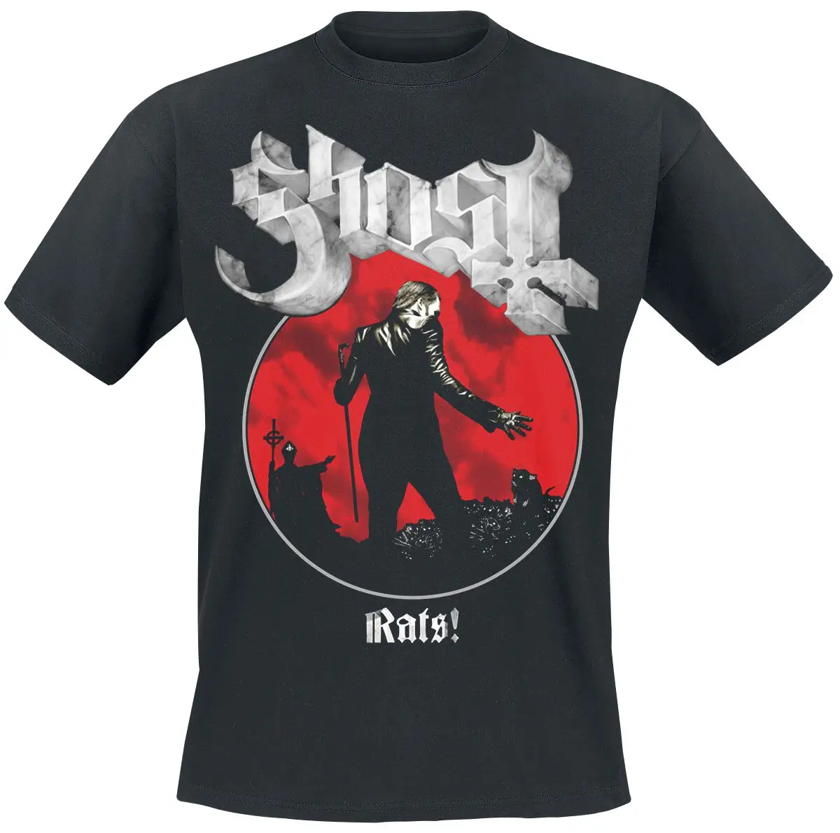 Camiseta Rats Admat Ghost para hombre y mujer, camiseta gráfica Vintage de banda de Rock y Metal, 100% de algodón, ropa informal de verano