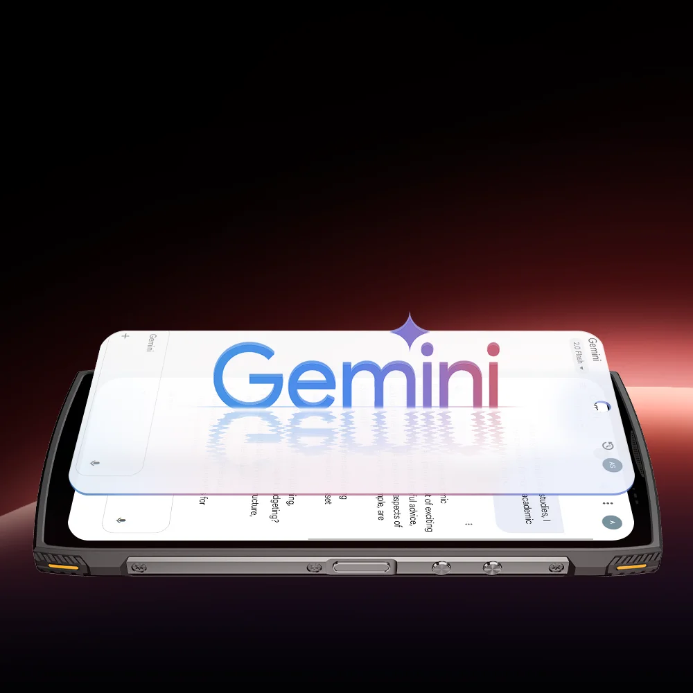 LAGENIO Panther 2 Pro 4G هاتف ذكي متين أندرويد 15 8GB + 256GB هاتف محمول 50MP 5150mAh 6.7 "HD هاتف محمول رفيع للغاية Gemini