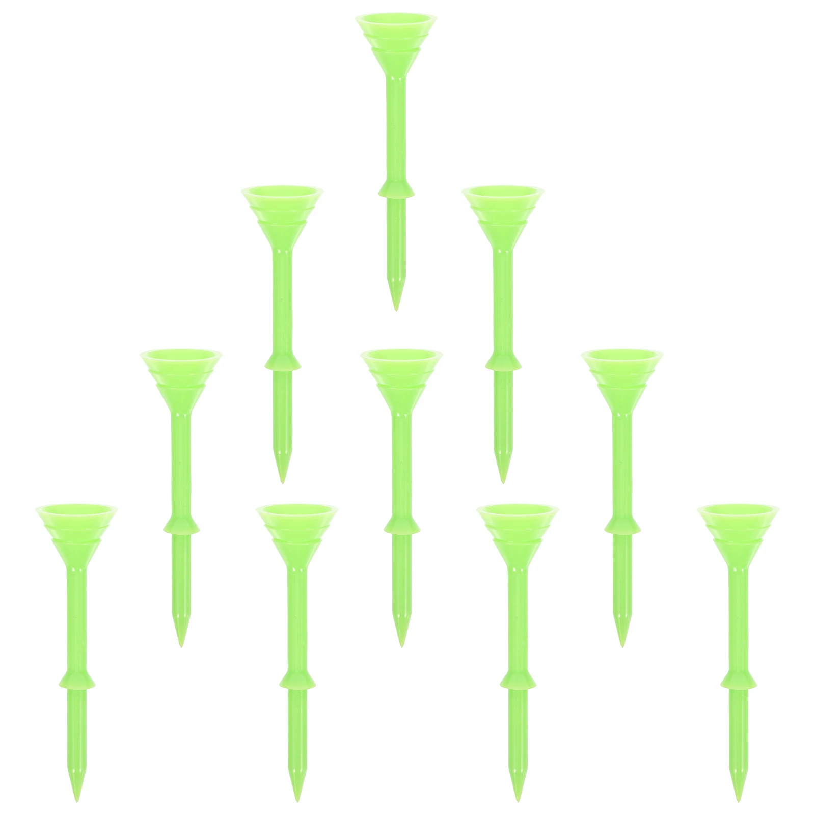 

10pcs Professional Plastic Ball Holders Sturdy Durable Replaceable Golf Training Accessories Spikes For Golf Sports