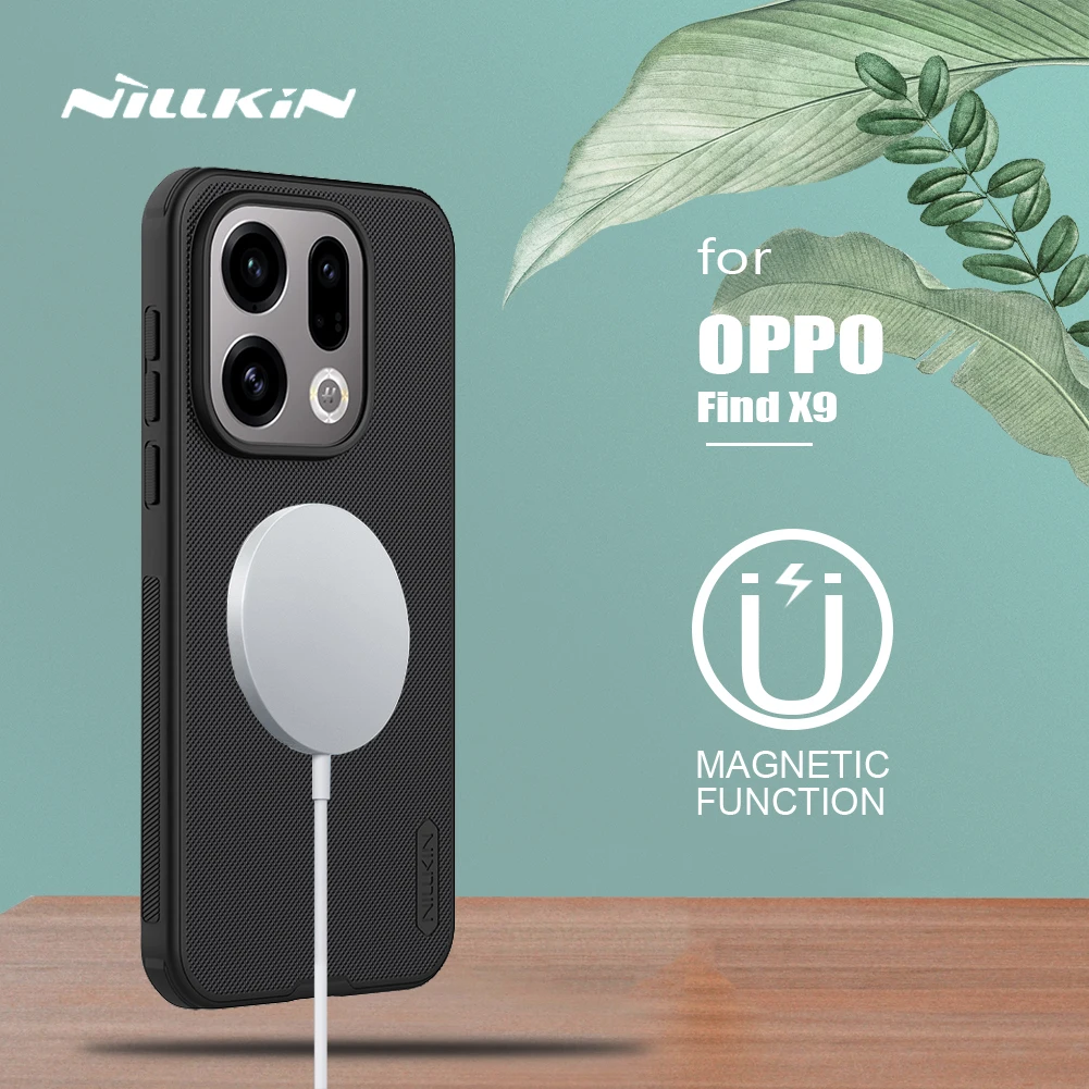 Nillkin – etui do telefonu OPPO Find X9/X9 Pro/X10 Pro Max/X10 5G, model Frosted Shield Pro, magnetyczne, ultracienkie, z miękkimi krawędziami, zapewniające ochronę tyłu urządzenia. — zdjęcie produktu 2