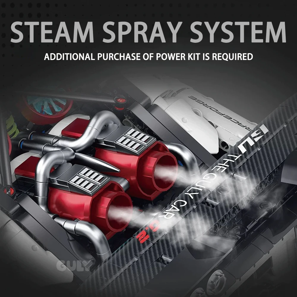 Technische GTR Racing Sport Auto Bouwsteen Baksteen Stad Mechanische Snelheid Voertuig Model Speelgoed Voor Kinderen Verjaardagscadeau MOC