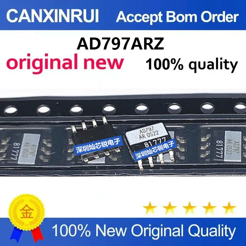 (5-100pieces)Brand new original AD797A AD797ARZ SMD SOP8 RF low-noise amplifier integrated circuit