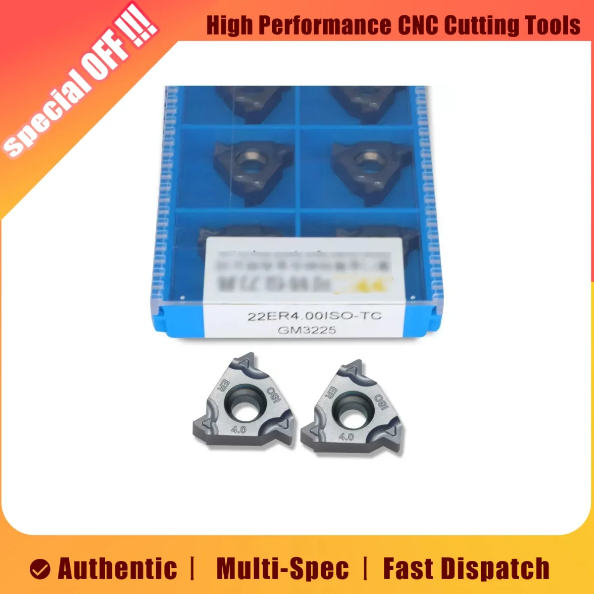 

Original Thread Insert 22ER 3.50 4.00 4.5 5.0 6.0 N55 N60 ISO-TC GM3225