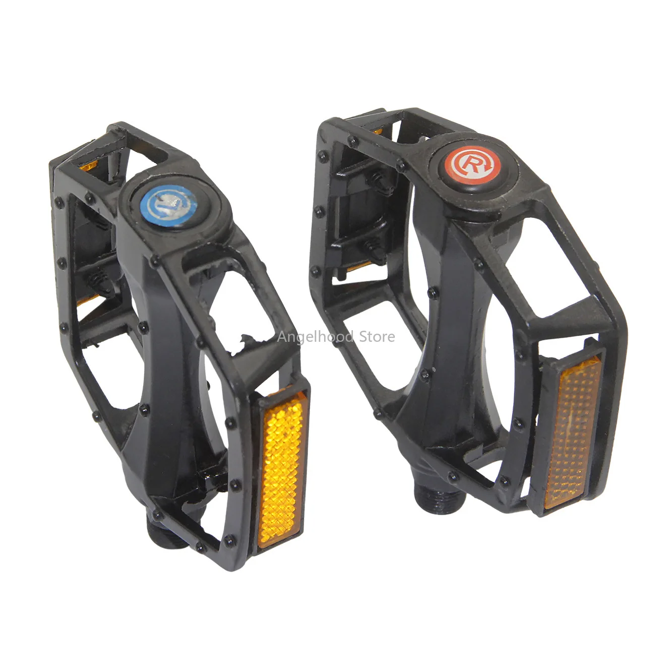 

Bicycle Pedals Mountain Bicycle V8 Aluminum Alloy Footrest Cycling Flat Pedals Bicycle Spare Parts