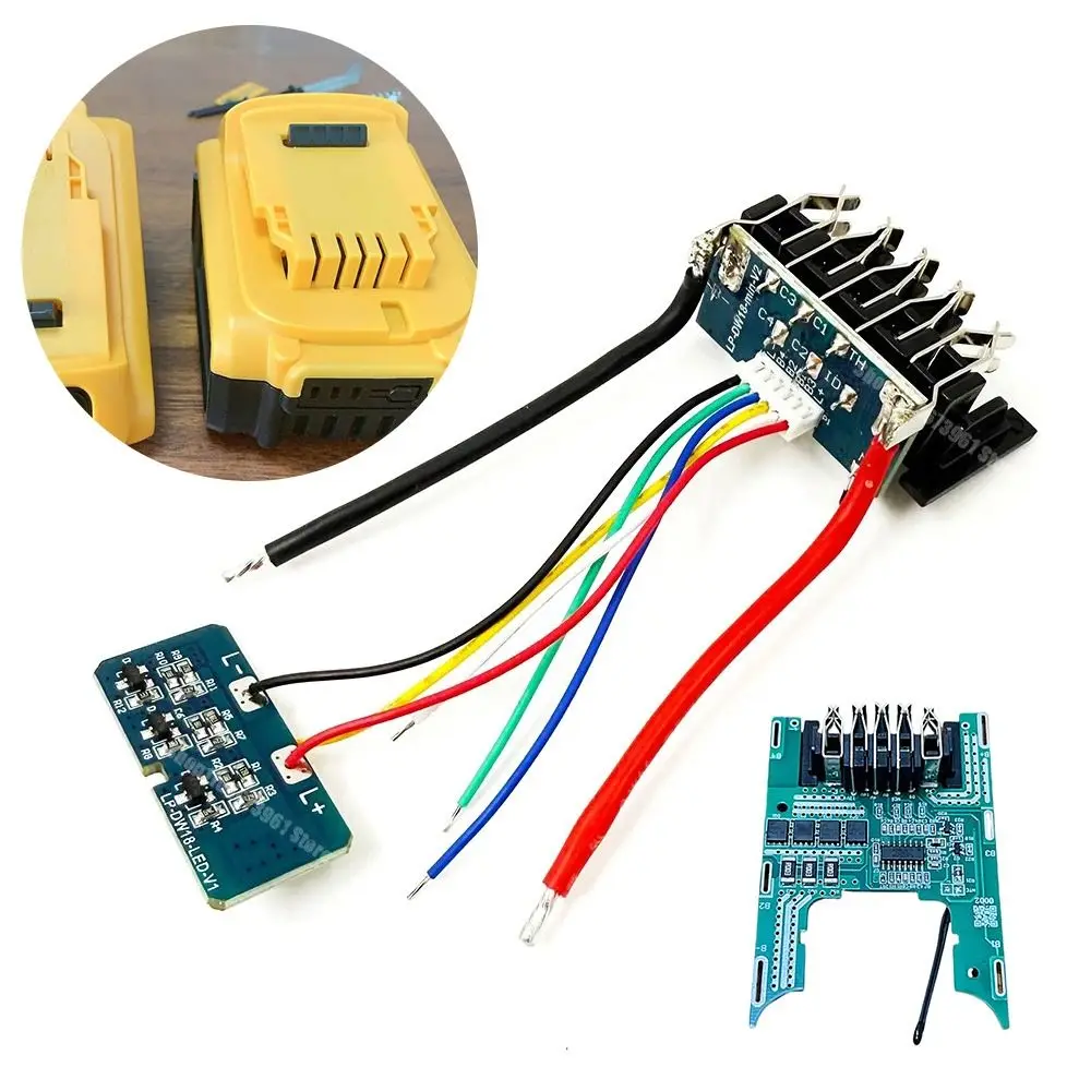 

18650 Battery Charging Protection Board 21V 100A Temperature Controlled Protection Circuit Board for Dewalt