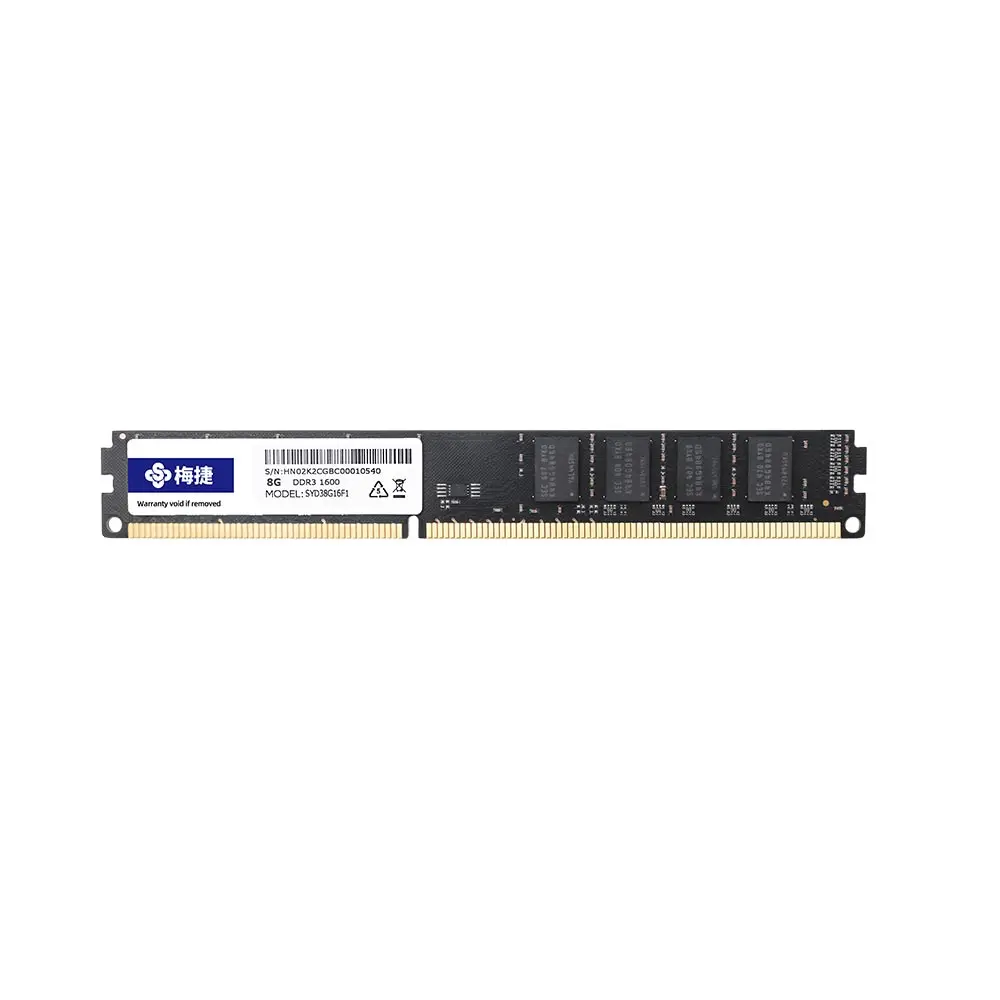 SOYO 8 GB/16 GB DDR3 1600 MHz SDRAM 240-Pin 1,5 V CL11 ohne Kühlkörper Desktop-PC-Speicher Computerspiel-RAM Intel AMD schwarz