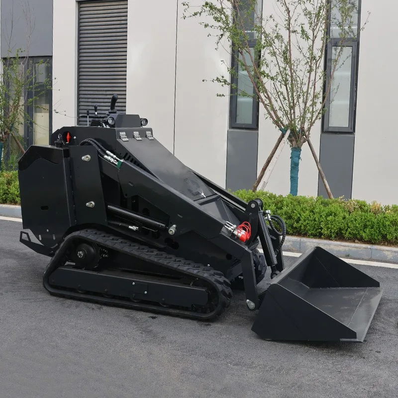 Factory Direct Sales 450KG diesel Dingo Wheel Telescopic Loader Mini Skid Steer with Attachments