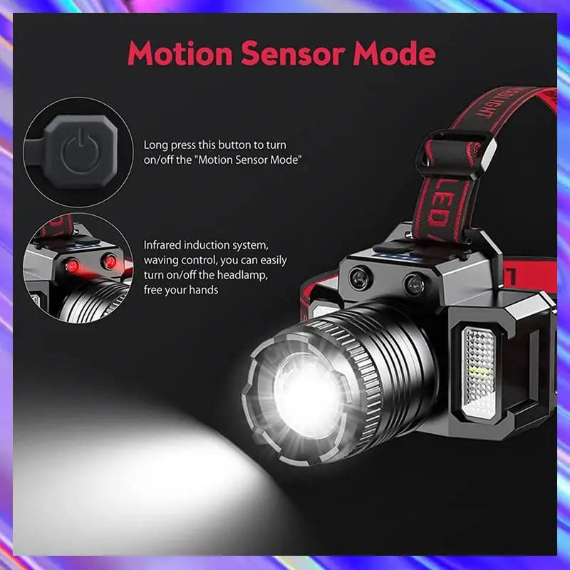 l71a-2x-led-ヘッドライト-充電式ヘッドライト-大人用、360-°-釣り用の角度調整可能なヘッドライト懐中電灯モーションセンサー
