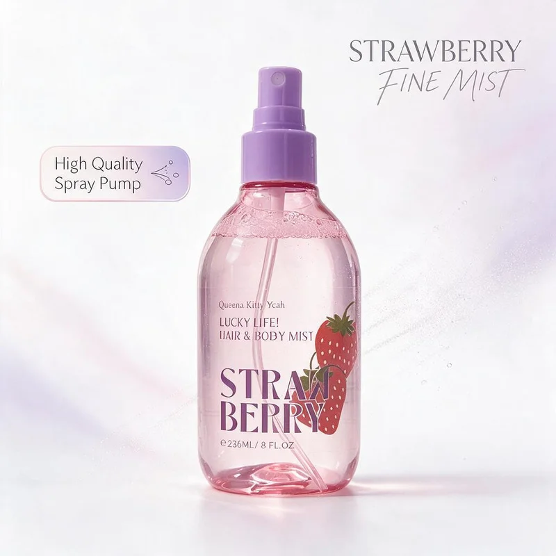 `Strawberry Scent Room Spray, Household Air Freshener, Sweet Fruity Fragrance Mist, Long‑Lasting Aroma for Bedroom Wardrobe Clos view 4