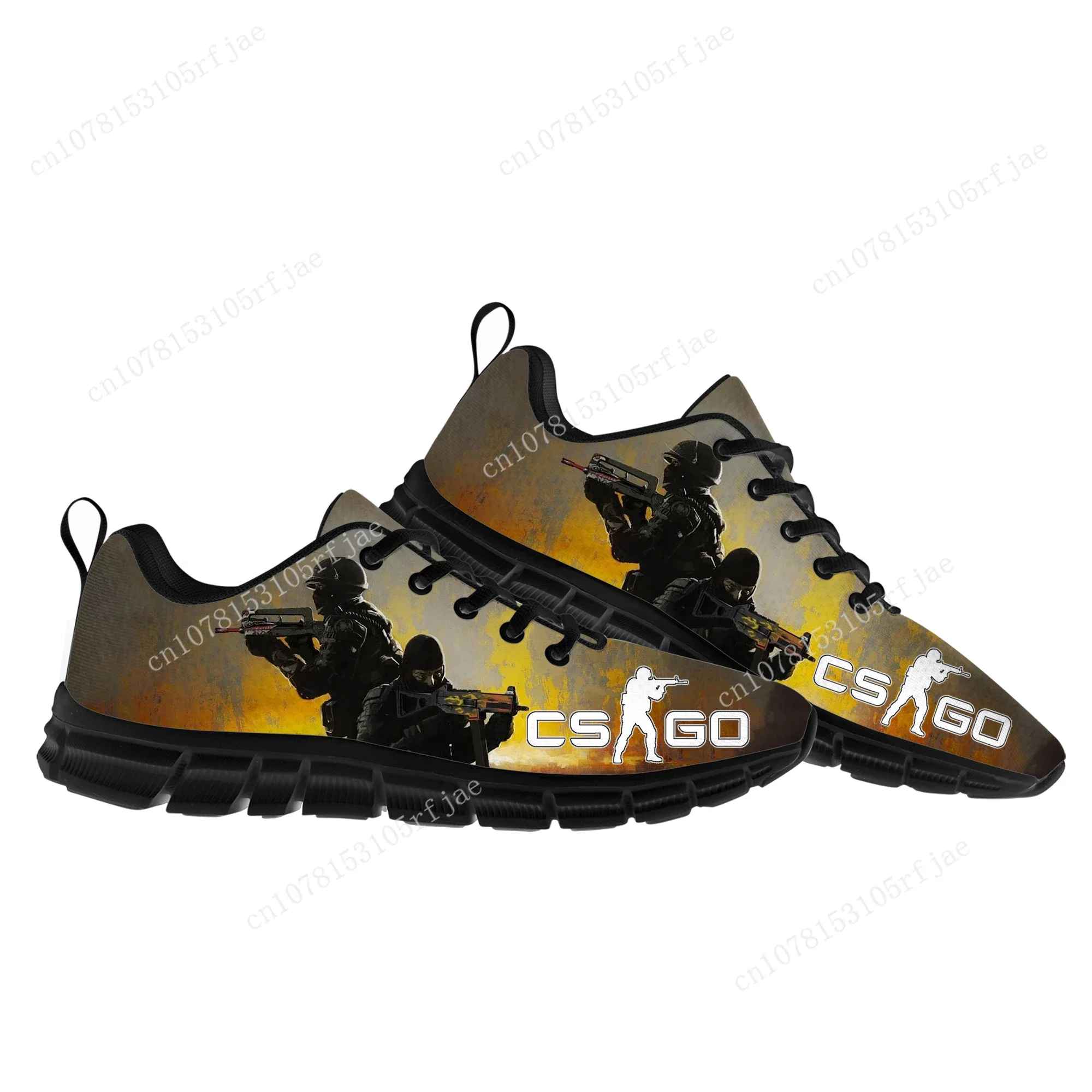 Zapatos deportivos de juego de dibujos animados para hombres, mujeres, adolescentes, niños, zapatillas de deporte, zapatos integrados personalizados