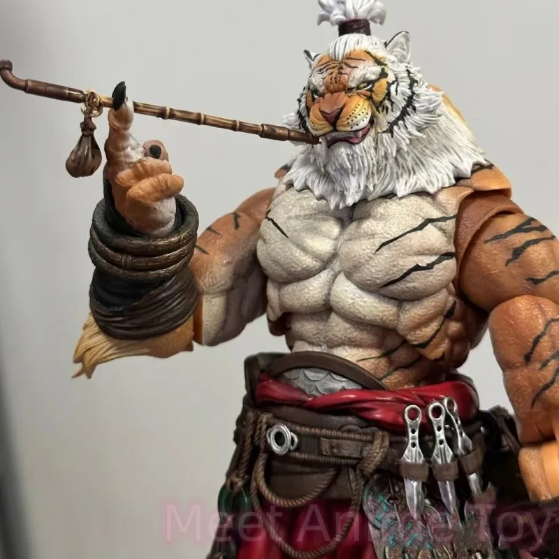 Anime Figure 22cm Original Genuine Jiang Meng Furayplanet Series Mu-fp003 Wave 3 Hermit Tiger Model Dolls Action Figurine Collec