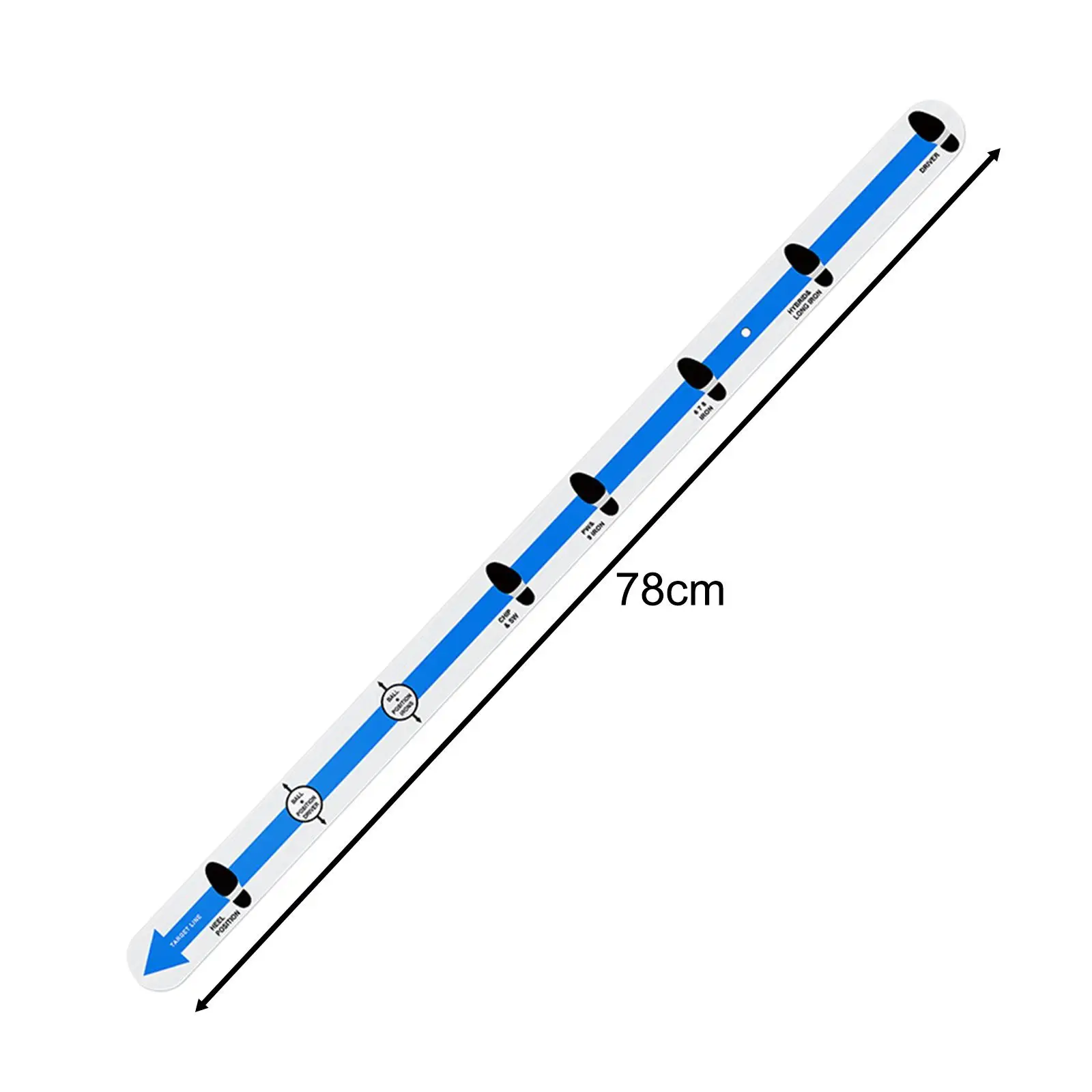 

Putter Ruler Golf Putting Alignment Rail Golf Training Aid Trainer Tool for Putting Green Beginners Professionals Golfer School