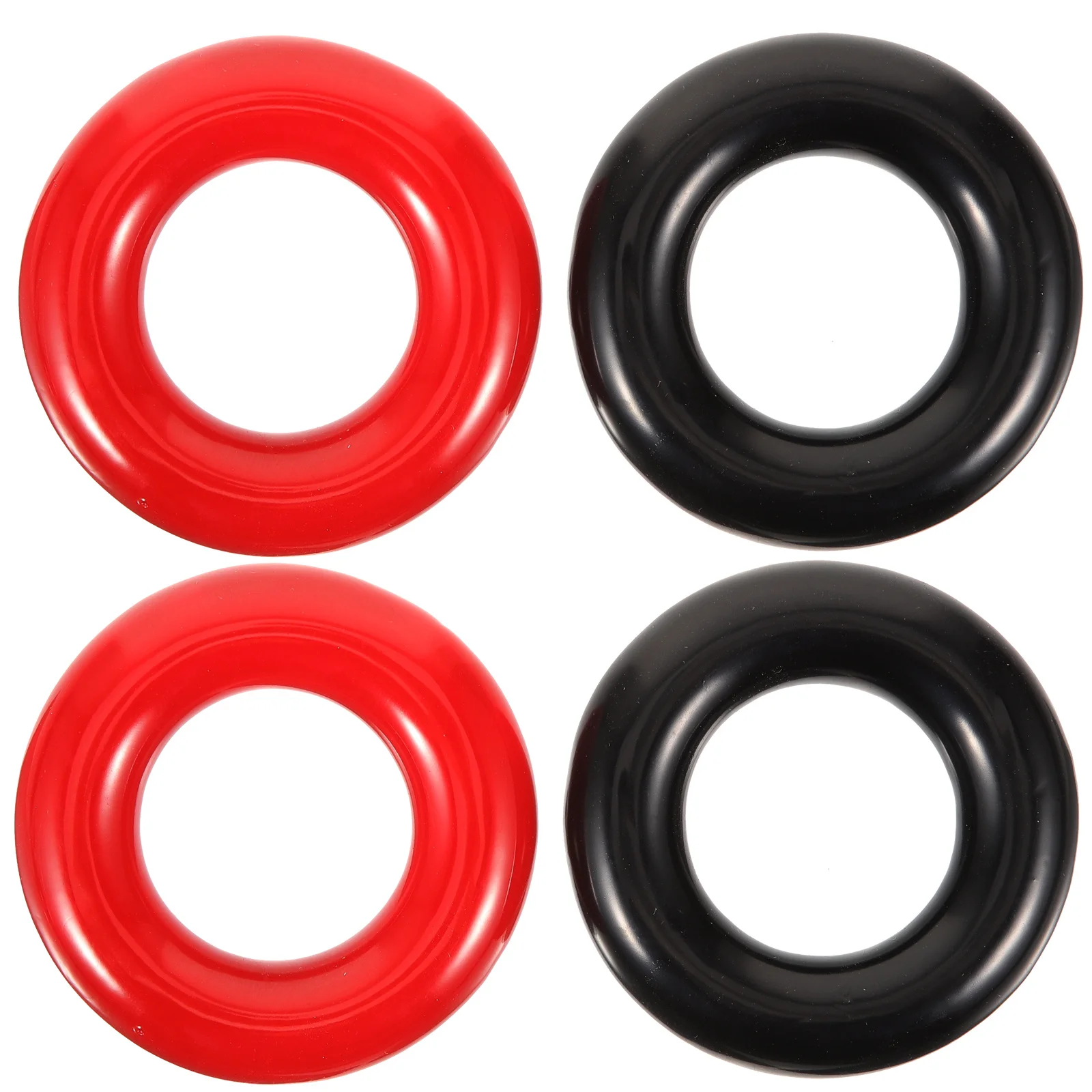 4 pcs Iron Golf Training Rings Weighted Swing Trainer For Balance Posture Control Portable Golf Practice Tool Round Weight Rings