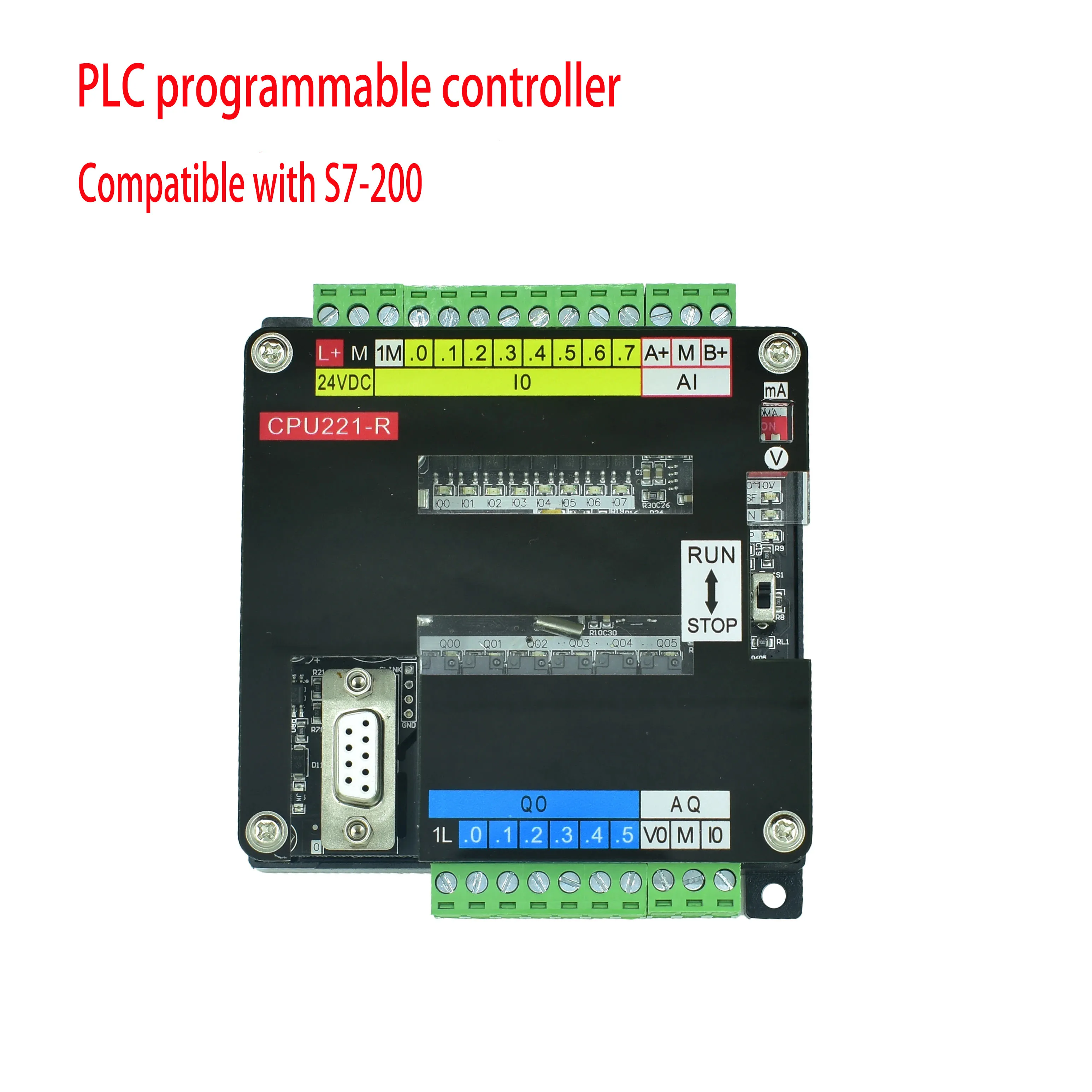 PLC industrial control board CPU222 compatible with S7-200/CPU224XP simple PLC programmable controller transistor output