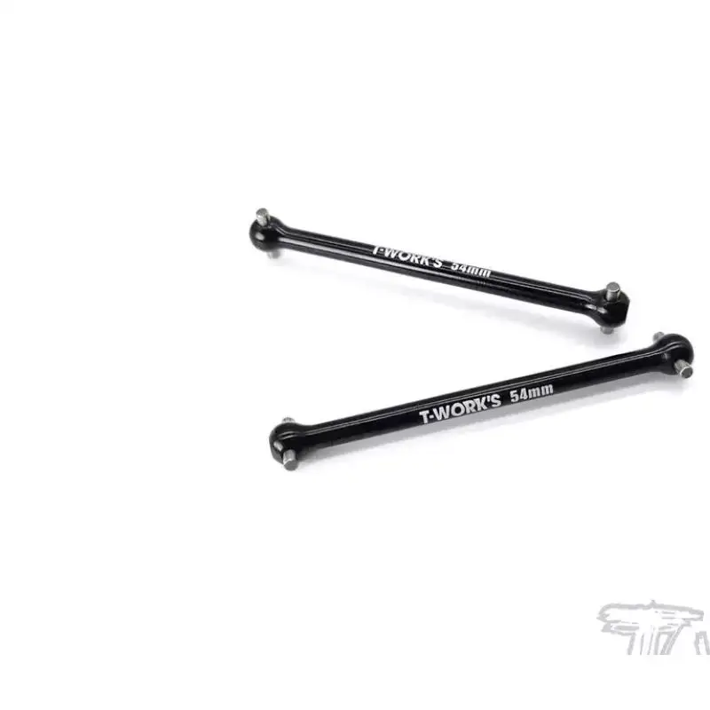 Original T works TE-TC01-L 7075-T6 Alum Propeller Shaft 54mm ( For Tamiya TC-01 ) 2pcs. Professional Rc part