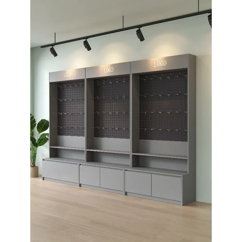 Product Display Cabinet Hole Board Jewelry Shelf High-end Display Shelf Pet Store Merchandise Store Supermarket Sample Shelf