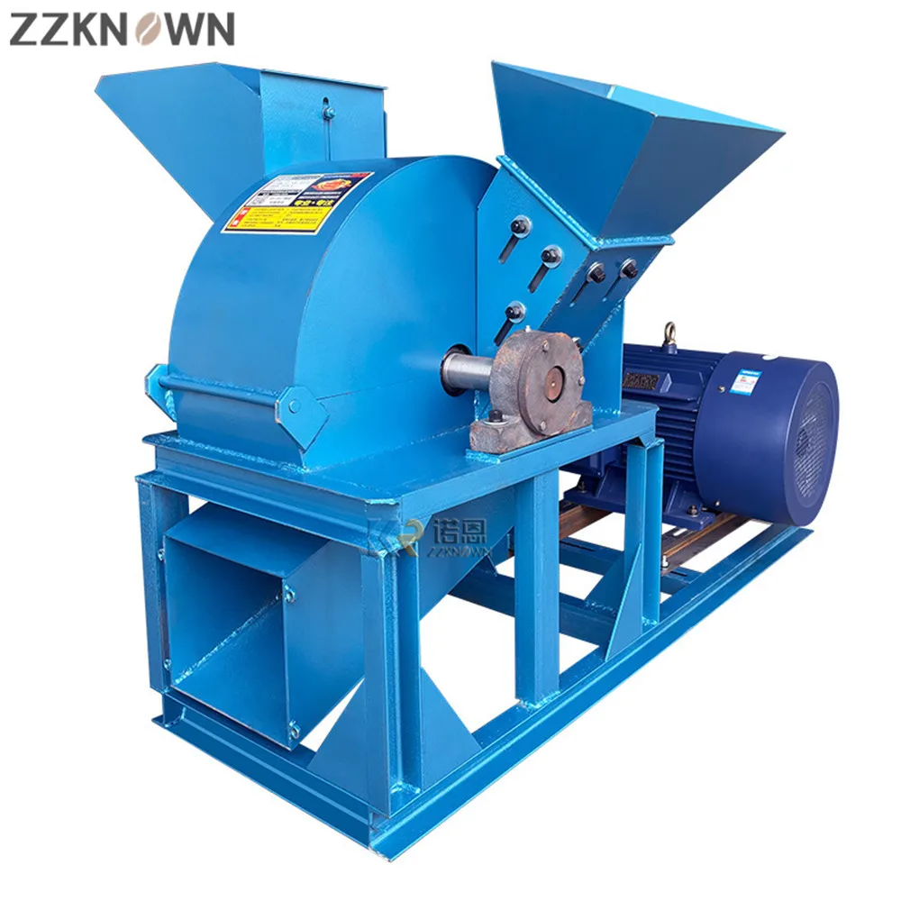 High Capacity Wood Sawdust Grinding Crusher Pulverizer Machine Mobile Wood Shredder Grinder Machine