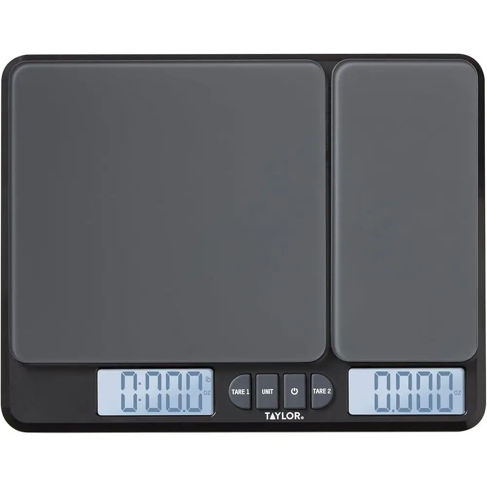 Dual Platform Digital Kitchen Scale Food Scale Tare Function Backlit Display Easy Read Precision Measurement Cooking Baking Meal