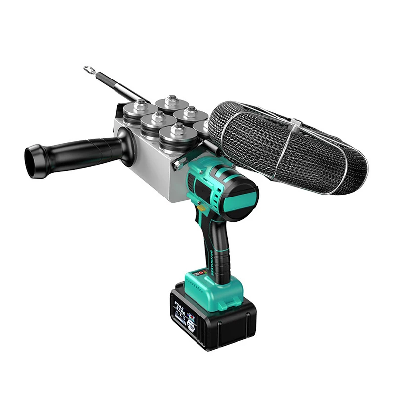 

Electrician Wall Wiring Machine Rechargeable Lithium Battery Stringing Machine Wire Line Guide Puller Through Wall Threading