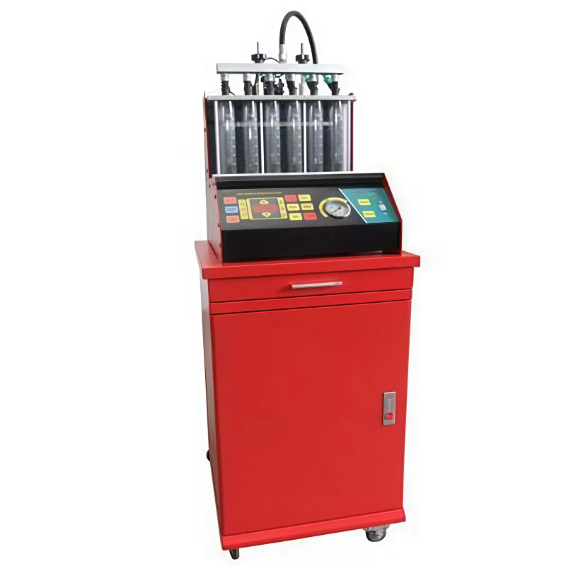 LD-B600 السيارات ستة اسطوانات كشف فوهة رذاذ الوقود وتنظيف آلة تنظيف فوهة رذاذ الوقود