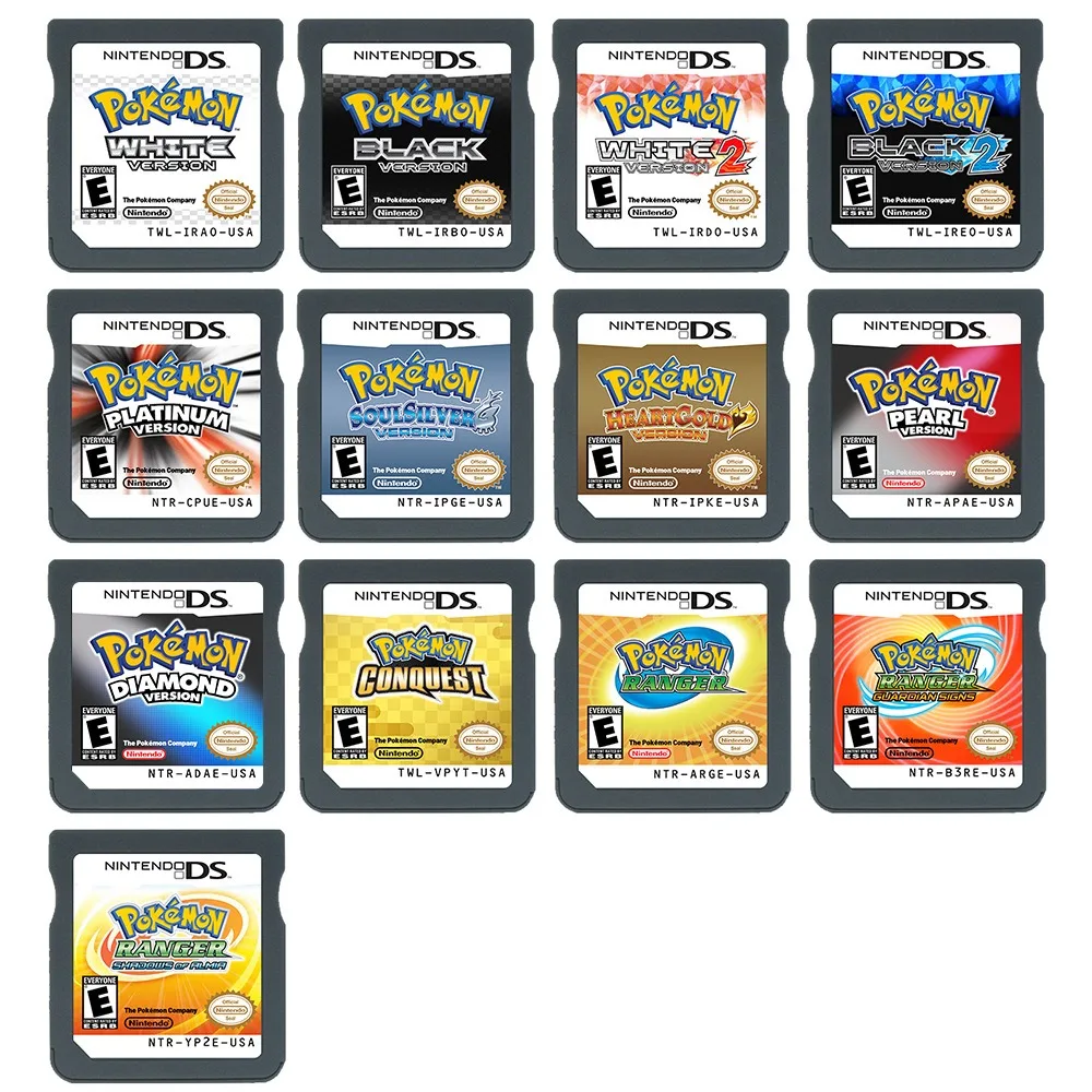 Pokémon Expedition Series NDS Game Cartridges Pokemon White 2/Black 2 Incredible Labyrinth English Game NDS/3DS Anime Peripheral