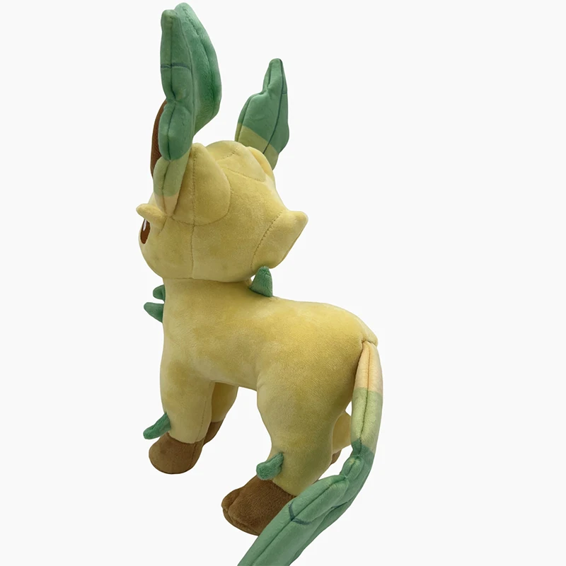 

28 см Leafeon Pokemon плюшевые игрушки, большая аниме-кукла, милая подушка Pokémon Eevee, плюшевый подарок на день рождения для детей, Рождество
