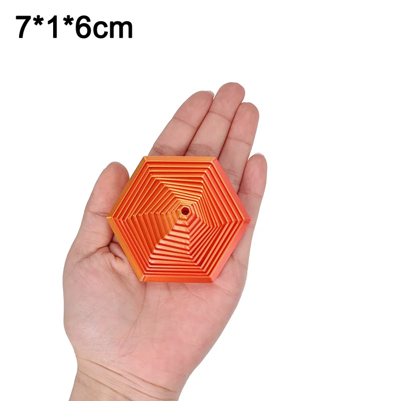 Drukowany w 3D sześciokątny spinner na palec, zabawka antystresowa do dekompresji, prezent