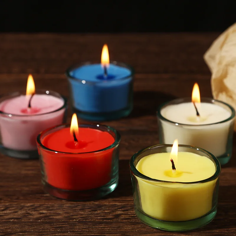

Glass Aromatherapy Candle Creative Valentine's Day Proposal Candle Romantic Smoke Free Aromatherapy Candle Gift