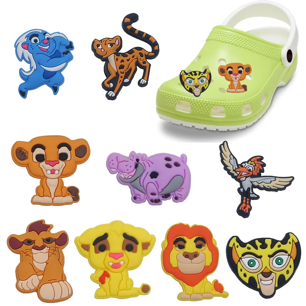 1-9pcs The Lion King PVC shoes charm odile decorative sandals Bihota accessories decorative children gifts wholesale