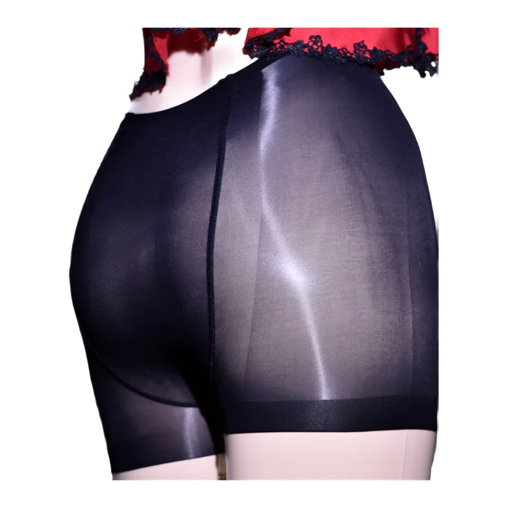 

Ultrathin Breathable Women Panties Oil Shiny Sexy Lingerie High Stretch Boxers Shorts Underwear Boyshorts Female
