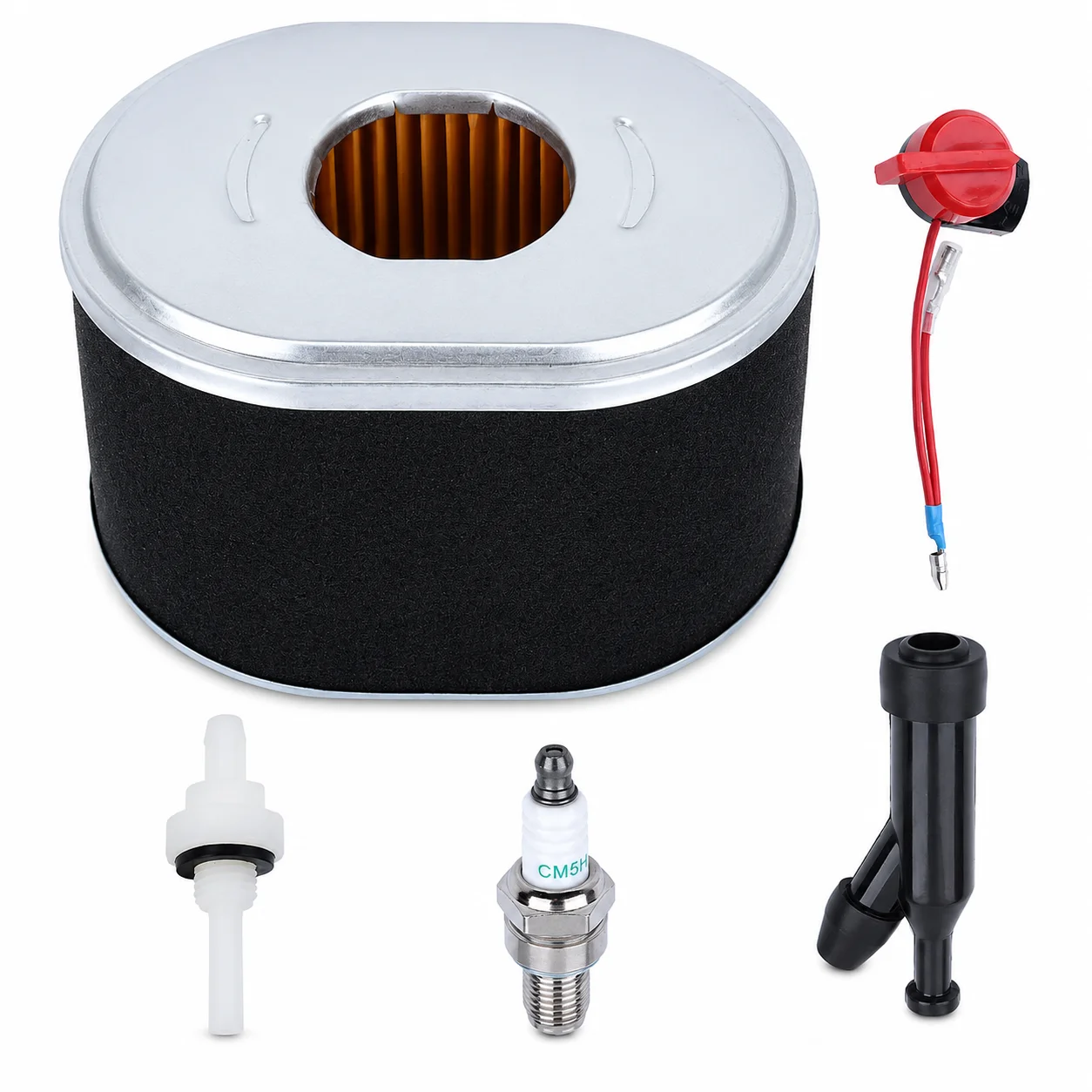 Air Filter Joint Switch Spark Plug Boot For Honda GX160 GX200 Generator Engine Parts 17210-ZE1-822 17210-ZE1-505 17620-ZH7-013