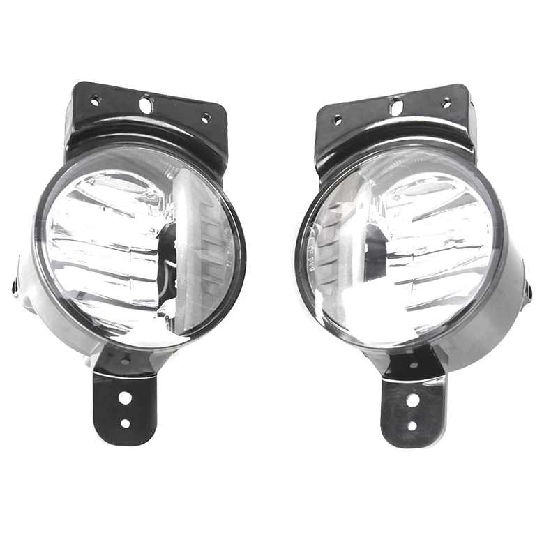 

1Pair Yellow Light LED Fog Lamps For Jeep Wrangler JT 10Th JLU 2018-2024 Daytime Running Lights Front Bumper Headlights