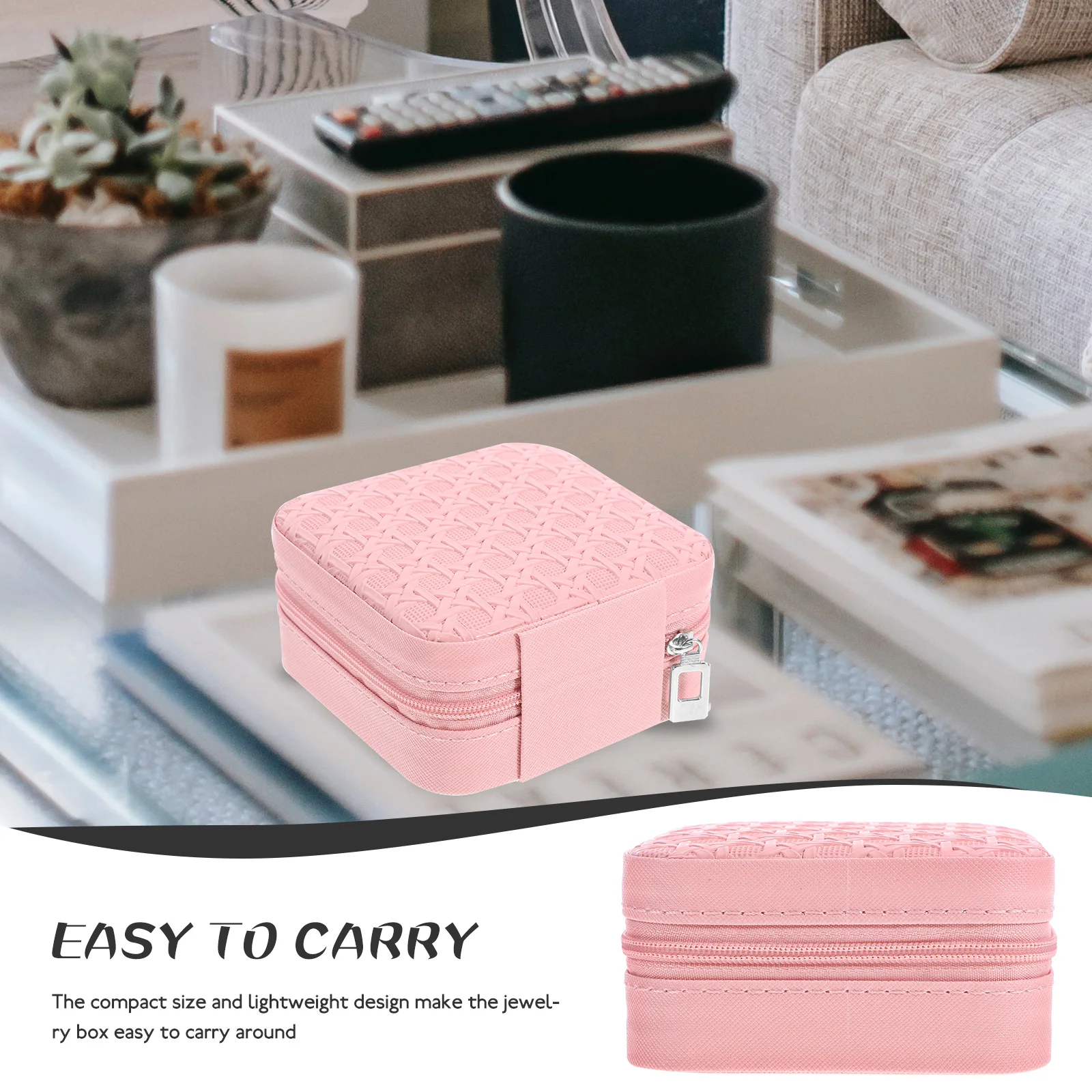 

Travel Jewelry Cases for Women Earring Storage Box Jewellery Portable Organizer Accessories