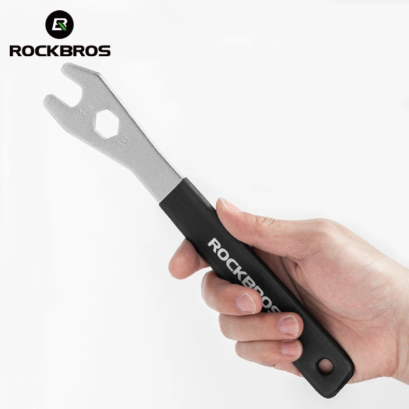 

ROCKBROS Bicycle Wrench Pedal Installation Durable Bicycle Pedal Repair Tool Ultralight Portable MTB Road Bike Hexagonal Spanner