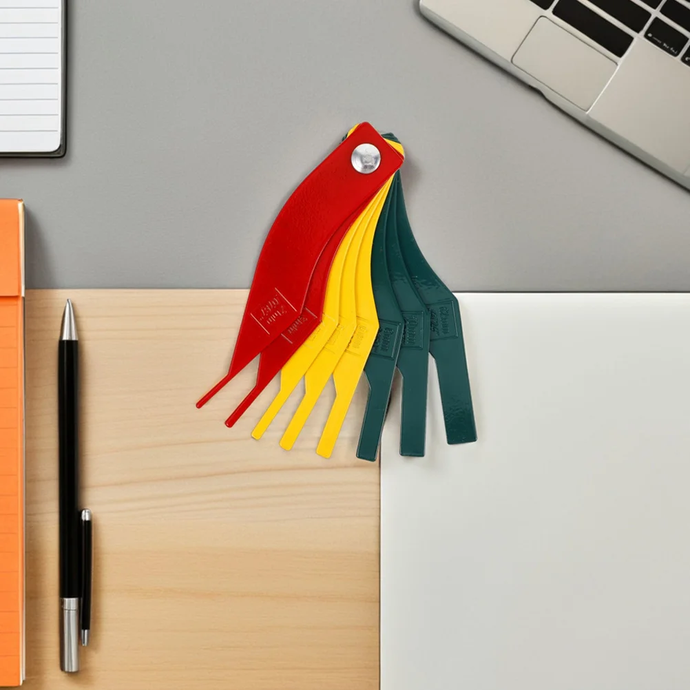 

2Pcs Brake Pad Thickness Gauge Steel Automotive Measurement Tool for Disc Brake Depth Check Car Maintenance Safety